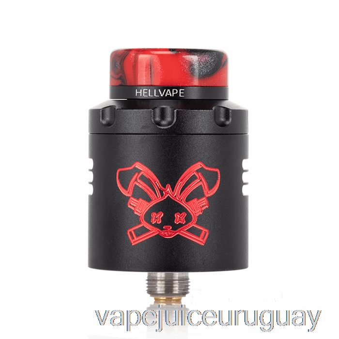 Hellvape Dead Rabbit V3 24mm Rda Negro Rojo Vape Recargable